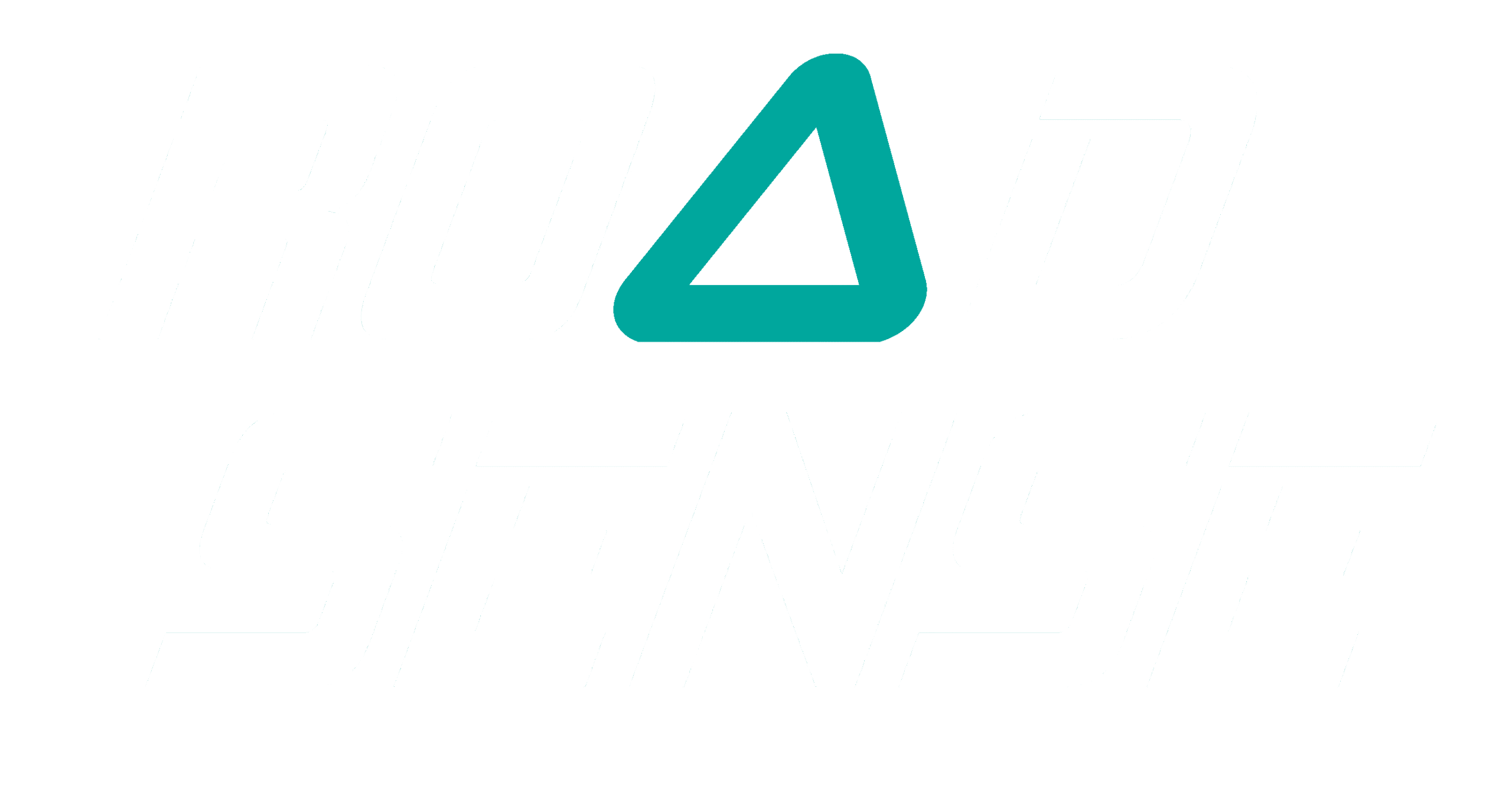 Road Sense slanted wordmark with a teal warning triangle replacing the A