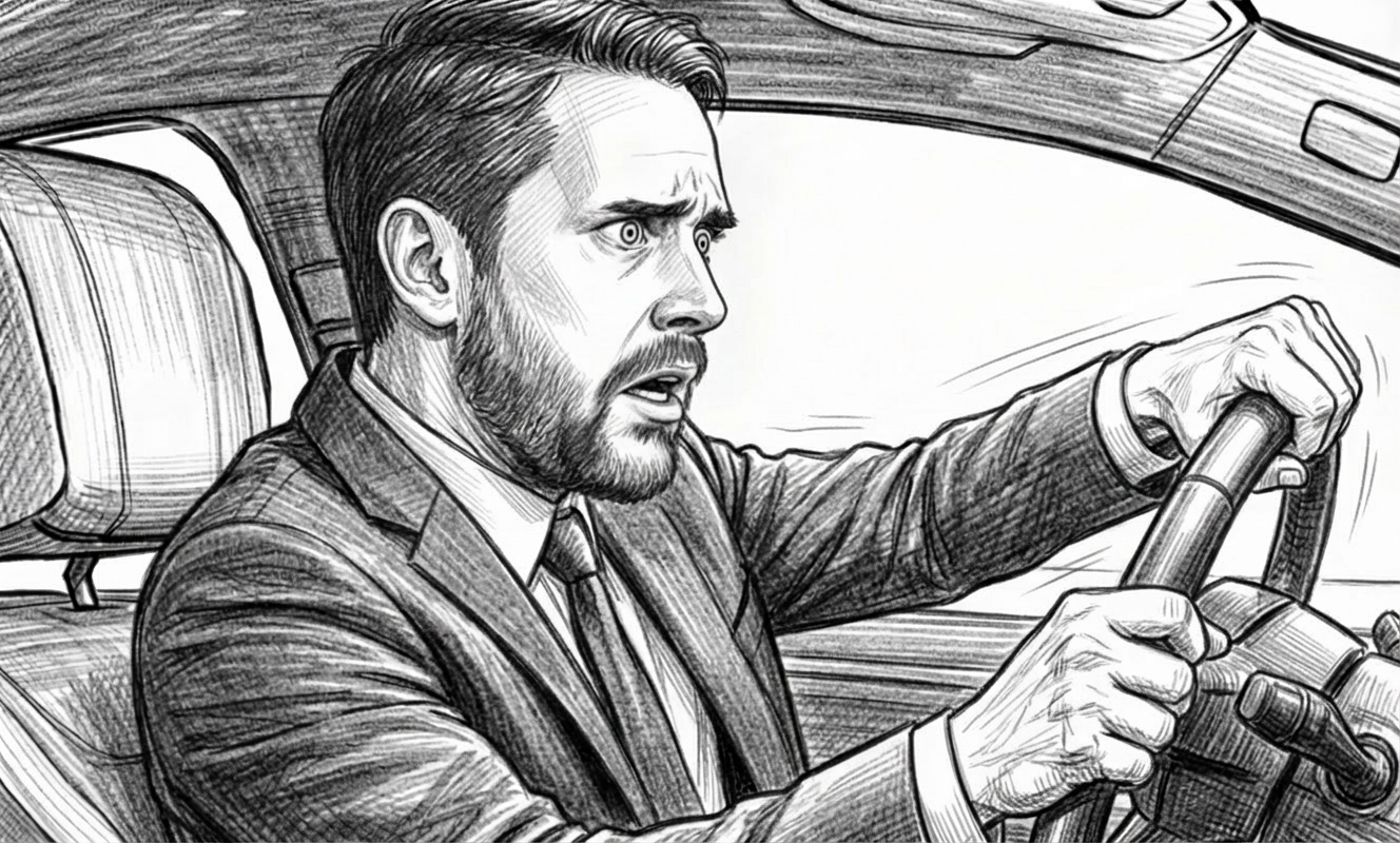Too late — storyboard frame